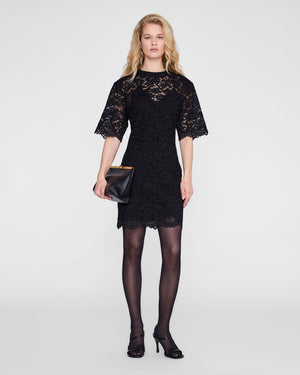LEONOR DRESS / BLACK LACE