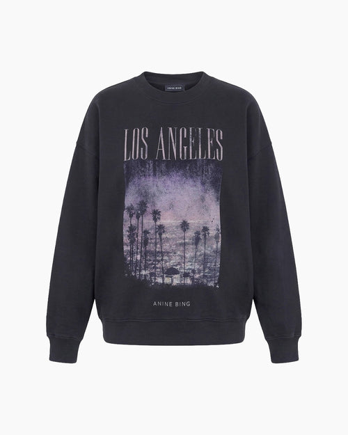 MILES SWEATSHIRT LOS ANGELES / VINTAGE BLACK
