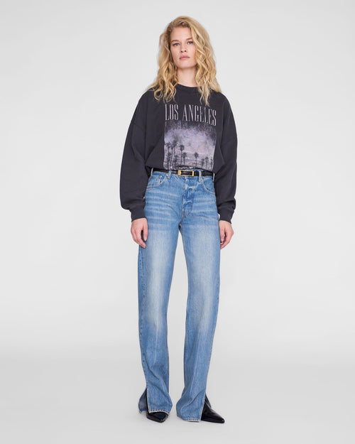 MILES SWEATSHIRT LOS ANGELES / VINTAGE BLACK
