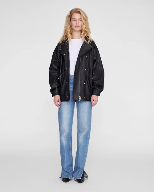 SANDY JACKET / BLACK LEATHER