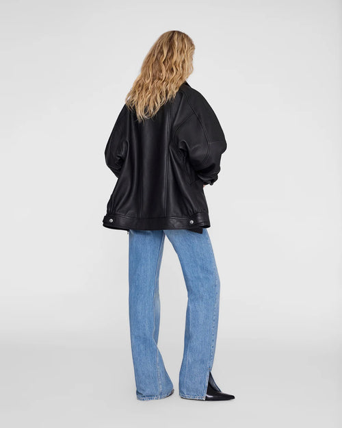 SANDY JACKET / BLACK LEATHER