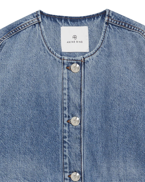 BLANCHE JACKET / CASPIAN BLUE