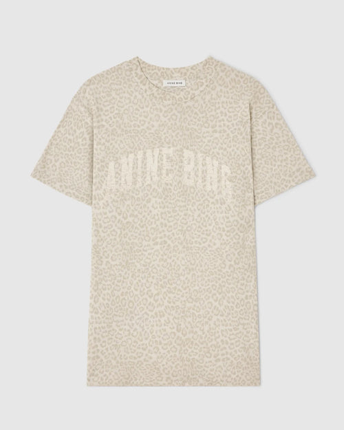 CADE TEE ANINE BING / WASHED WHITE LEOPARD