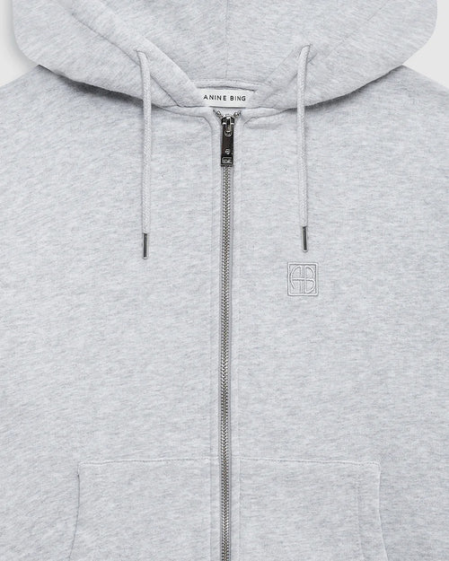 CASPER ZIP UP BING / GREY MELANGE