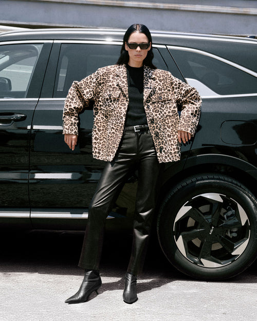FLYNN JACKET / LEOPARD