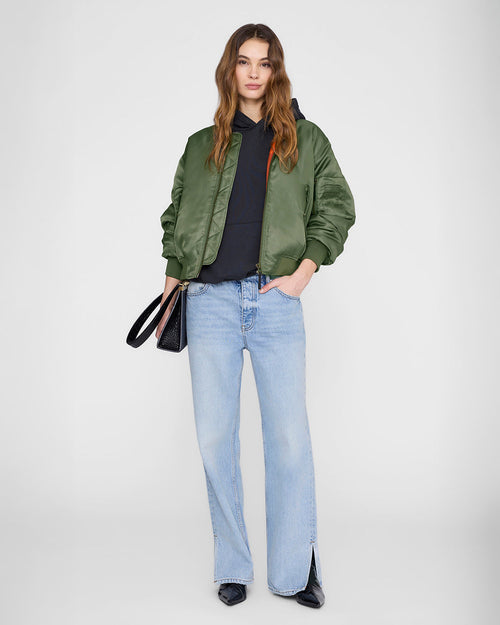 HARVEY SWEATSHIRT STENCIL / VINTAGE BLACK