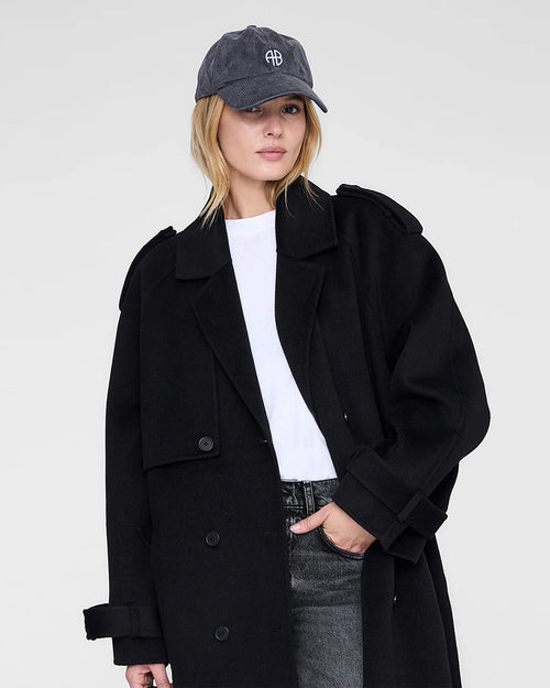 JEREMY BASEBALL CAP / WASHED SMOKE GREY