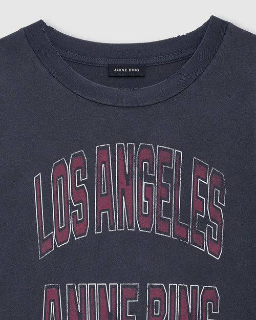 JOHNNY CROPPED TEE / WASHED BLACK