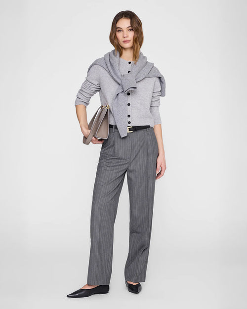 JOYE CARDIGAN / LIGHT HEATHER GREY