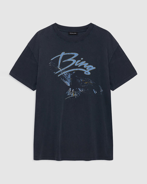 KENT TEE EAGLE / WASHED BLACK
