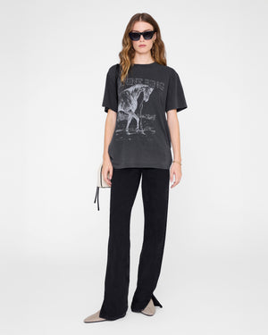 LILI TEE HORSE / WASHED BLACK