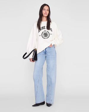 MILES SWEATSHIRT COLLEGIATE / CREAM