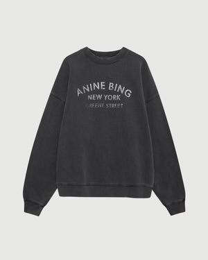 MILES SWEATSHIRT NY / WASHED BLACK