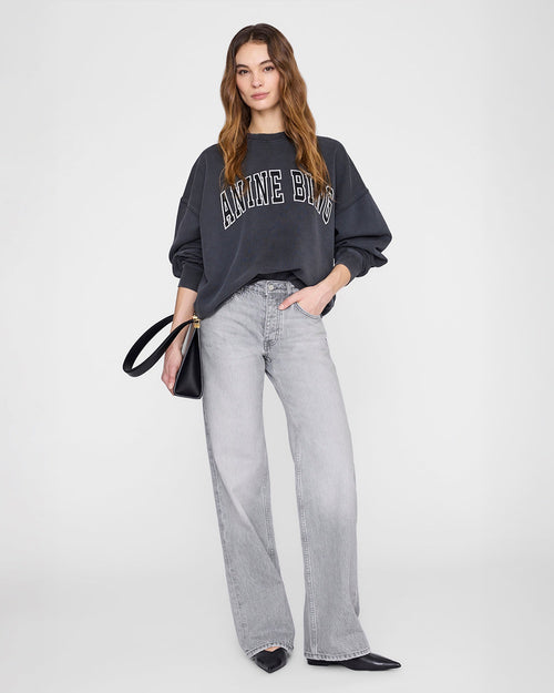 MILES SWEATSHIRT ANINE BING / WASHED BLACK