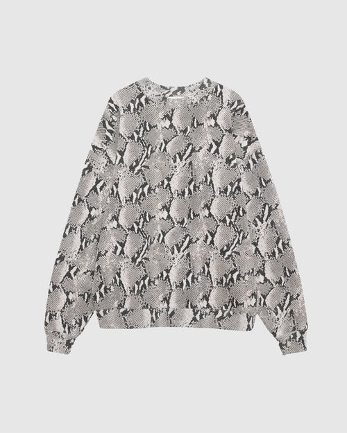 MILES SWEATSHIRT / WASHED PYTHON