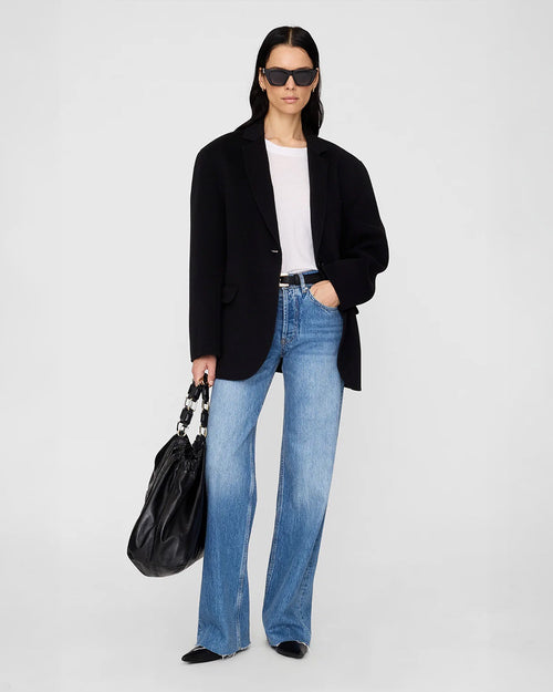 QUINN BLAZER / BLACK CASHMERE BLEND