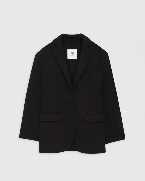 QUINN BLAZER / BLACK CASHMERE BLEND
