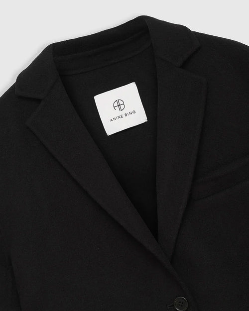 QUINN BLAZER / BLACK CASHMERE BLEND