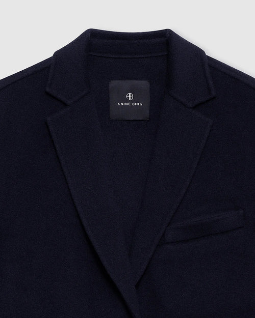 QUINN BLAZER / MIDNIGHT BLUE CASHMERE BLEND
