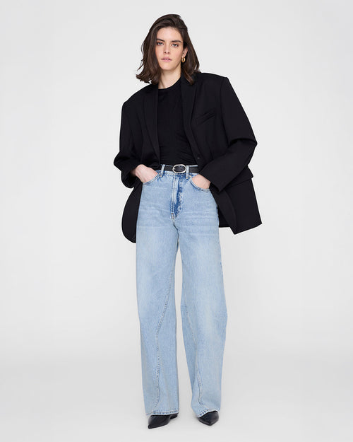 SMALL SIGNATURE LINK BELT / BLACK PEBBLED