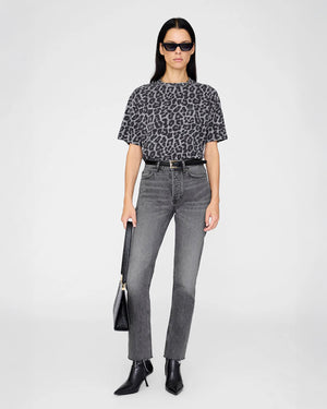 COHEN TEE / GREY LEOPARD