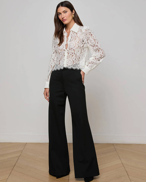 ANITA LACE BLOUSE / IVORY