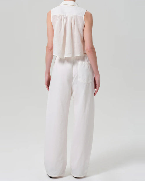 AURORA PULL ON TROUSER / CREAM