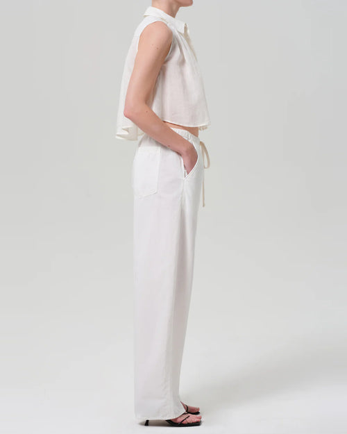AURORA PULL ON TROUSER / CREAM