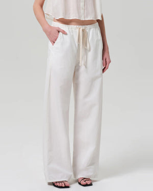 AURORA PULL ON TROUSER / CREAM