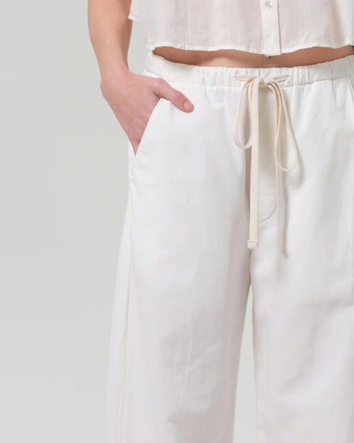 AURORA PULL ON TROUSER / CREAM