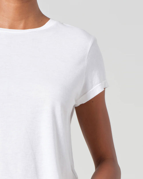 ADINE SHRUNKEN TEE / WHITE