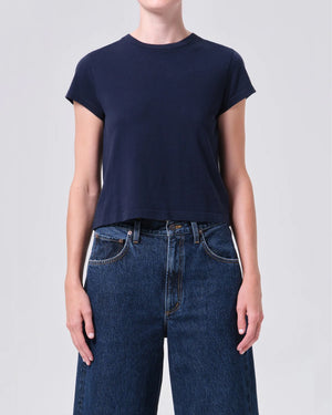 ADINE SHRUNKEN TEE / STORM