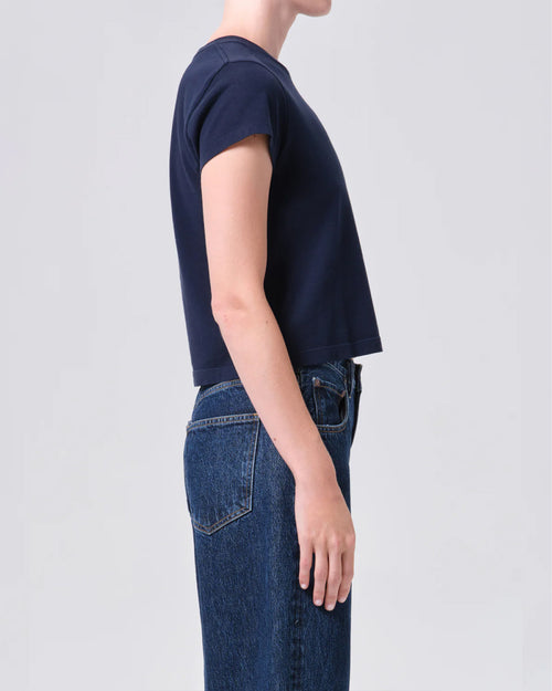 ADINE SHRUNKEN TEE / STORM