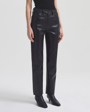 RECYCLED LEATHER 90'S PINCH WAIST / DETOX