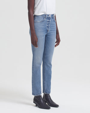 RILEY LONG HIGH RISE STRAIGHT / COVE