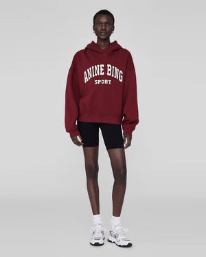 ALEC HOODIE SPORT / CABERNET