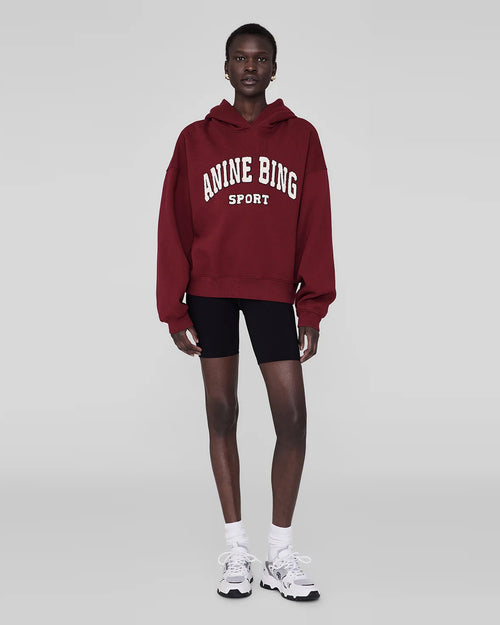 ALEC HOODIE SPORT / CABERNET