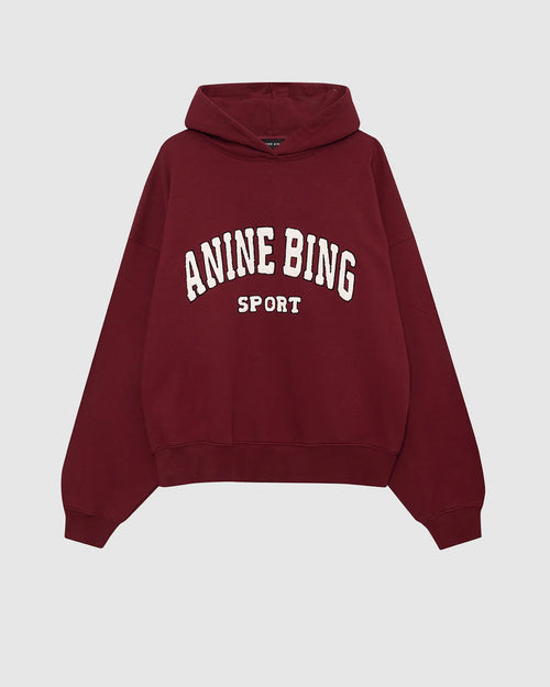 ALEC HOODIE SPORT / CABERNET