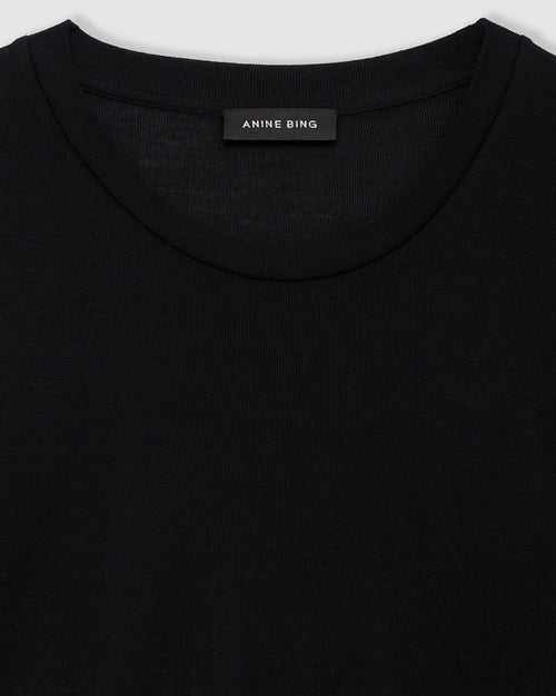 AMANI LONG SLEEVE TEE / BLACK