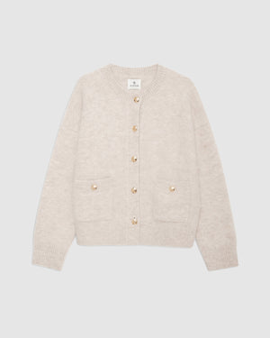 BOBBIE CARDIGAN / LIGHT OAT