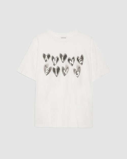 CADE TEE HEARTS / IVORY