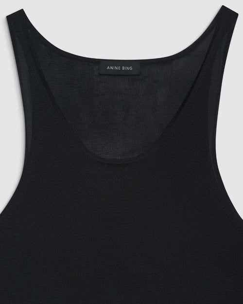 GIORGIO SWEATER TANK / BLACK