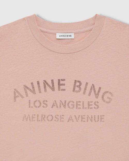 IVAN LONG SLEEVE MELROSE STENCIL / WASHED BLUSHED