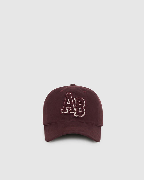 JEREMY BASEBALL CAP LETTERMAN / DARK BURGUNDY