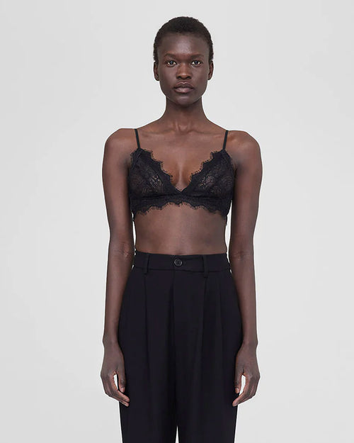 Zara Blacklace Bralette Top