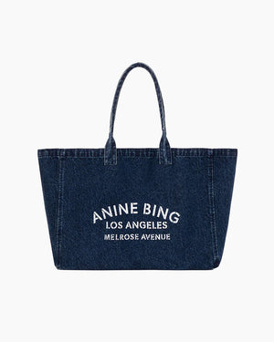 LEO DENIM TOTE / INK BLUE