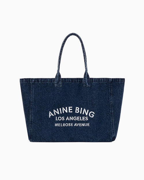 LEO DENIM TOTE / INK BLUE