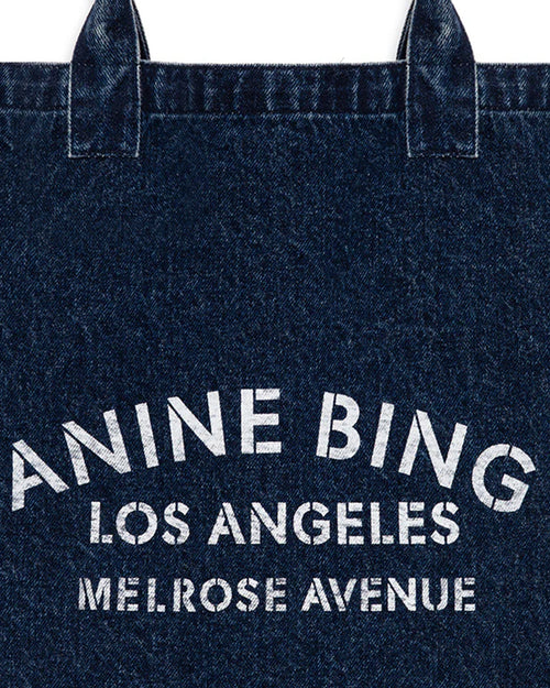 LEO DENIM TOTE / INK BLUE