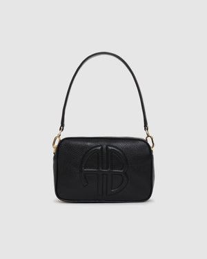 LILI BAG / BLACK PEBBLED