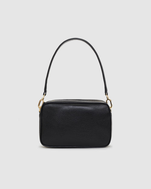 LILI BAG / BLACK PEBBLED